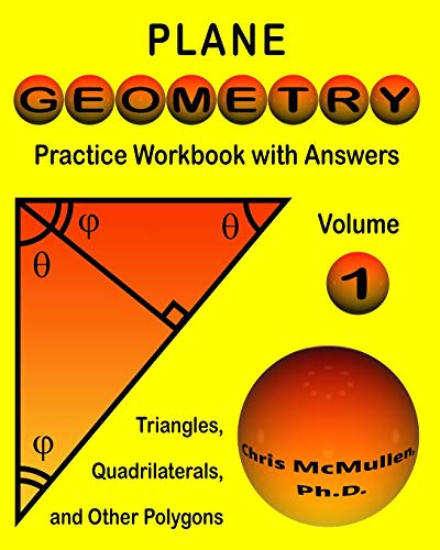 Stock image for Plane Geometry Practice Workbook with Answers for sale by Front Cover Books