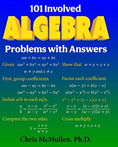 Stock image for 101 Involved Algebra Problems with Answers for sale by Front Cover Books