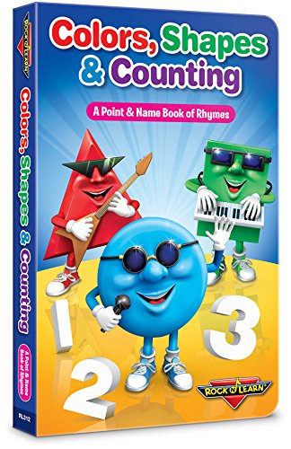 Stock image for Colors, Shapes & Counting Book of Rhymes Board Book by Rock 'N Learn for sale by Gulf Coast Books