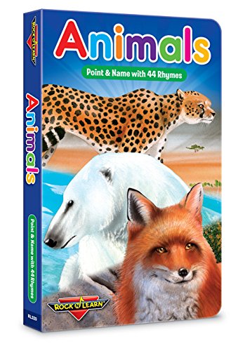 Imagen de archivo de Animals - Point & Name with 44 Rhymes Board Book by Rock 'N Learn a la venta por Once Upon A Time Books