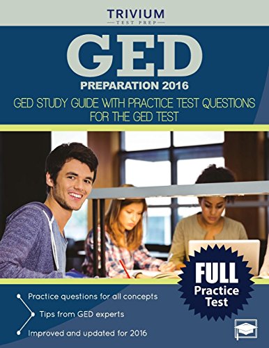 9781941759929: GED Preparation 2016: GED Study Guide with Practice Test Questions for the GED Test