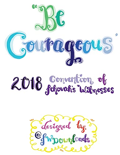 Beispielbild fr Be Courageous 2018 Convention of Jehovah's Witnesses Workbook for Adults zum Verkauf von Buchpark