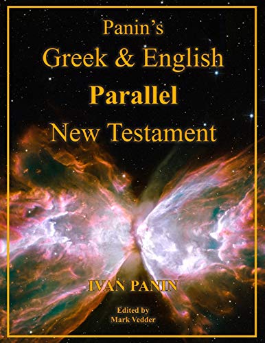 Stock image for Panin's Greek and English Parallel New Testament: Large Print Edition for sale by GF Books, Inc.