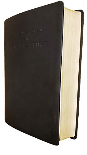 Stock image for Proper Name Version of the King James Bible With Cross-References and Concordance Index, Large Print Overview and Study Edition, Black Cover for sale by BooksRun