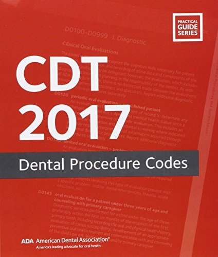 Imagen de archivo de CDT 2017 : Dental Procedure Codes a la venta por BooksRun