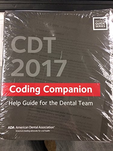 Imagen de archivo de Cdt 2017 Companion: Help Guide for the Dental Team a la venta por HPB-Red