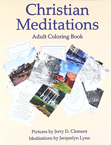 Stock image for Christian Meditations: Adult Coloring Book for sale by Lucky's Textbooks