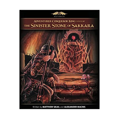 Beispielbild fr Adventurer Conqueror King System: The Sinister Stone of Sakkara (AUTAX1) zum Verkauf von HPB Inc.