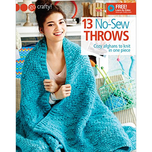 Beispielbild fr 13 No-Sew Throws : Cozy Afghans to Knit in One Piece zum Verkauf von Better World Books