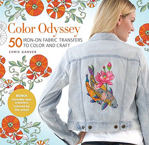 Beispielbild fr Color Odyssey: 50 Iron-On Fabric Transfers to Color and Craft zum Verkauf von WorldofBooks