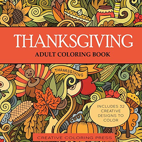 Stock image for Thanksgiving Adult Coloring Book for sale by Decluttr