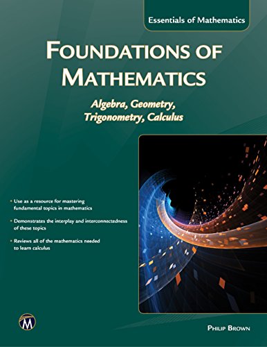 Imagen de archivo de Foundations of Mathematics: Algebra, Geometry, Trigonometry and Calculus (Essentials of Mathematics) a la venta por Books From California