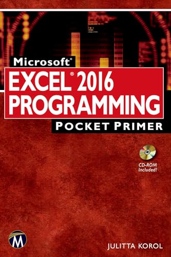 Beispielbild fr Microsoft Excel 2016 Programming Pocket Primer zum Verkauf von Books From California