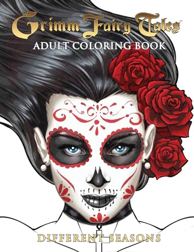 Stock image for Grimm Fairy Tales Adult Coloring Book Different Seasons for sale by HPB-Ruby