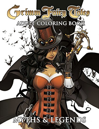 Beispielbild fr Grimm Fairy Tales Adult Coloring Book Myths &amp; Legends zum Verkauf von Blackwell's