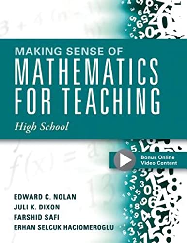 Beispielbild fr Making Sense of Mathematics for Teaching High School (Understanding How to Use Functions) zum Verkauf von HPB-Red