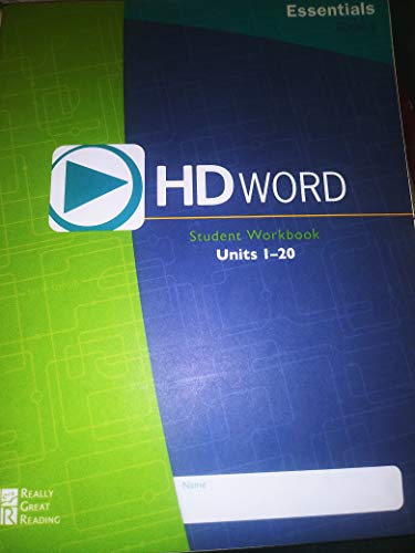Stock image for HD Word Student Workbook, Units 1-20, Essentials Book 1, c. 2015 for sale by SecondSale