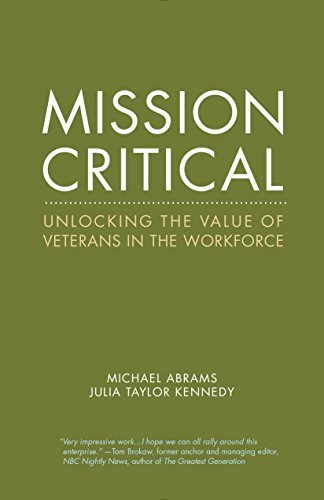 Stock image for Mission Critical: Unlocking the Value of Veterans in the Workforce (Center for Talent Innovation) for sale by Wonder Book