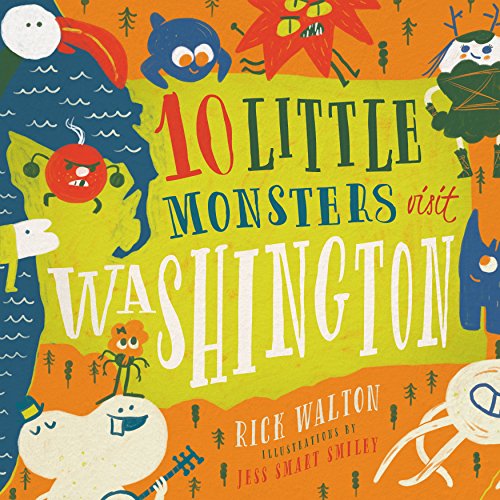 Imagen de archivo de 10 Little Monsters Visit Washington a la venta por Better World Books: West