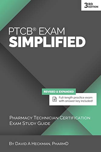 9781942682059: PTCB Exam Simplified, 3rd Edition: Pharmacy Technician Certification Exam Study Guide