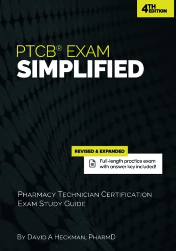 Beispielbild fr PTCB Exam Simplified: Pharmacy Technician Certification Exam Study Guide zum Verkauf von BooksRun