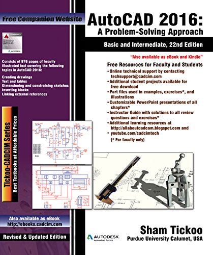 9781942689003: AutoCAD 2016: A Problem-Solving Approach, Basic and Intermediate