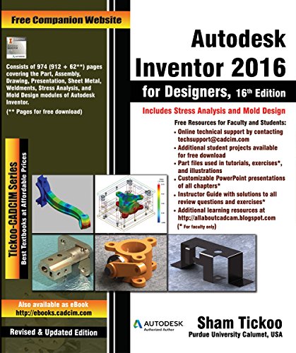 Imagen de archivo de Autodesk Inventor 2016 for Designers a la venta por Better World Books