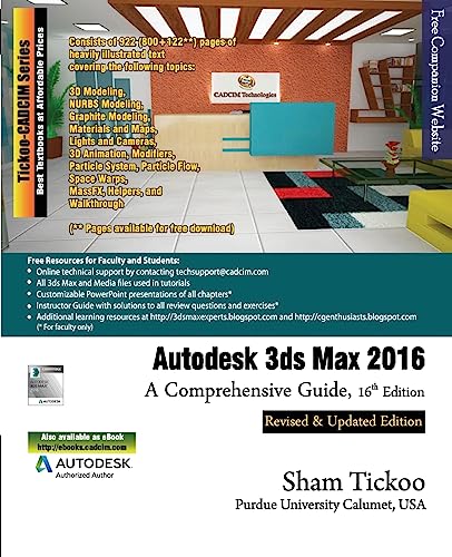 9781942689041: Autodesk 3ds Max 2016: A Comprehensive Guide
