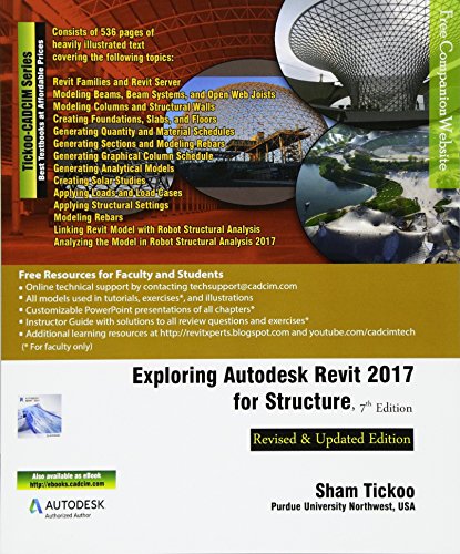 Stock image for Exploring Autodesk Revit 2017 for Structure, 7th Edition for sale by THE SAINT BOOKSTORE