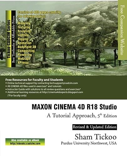 Imagen de archivo de MAXON CINEMA 4D R18 Studio: A Tutorial Approach a la venta por Decluttr