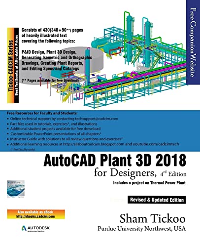 Beispielbild fr AutoCAD Plant 3D 2018 for Designers zum Verkauf von Better World Books