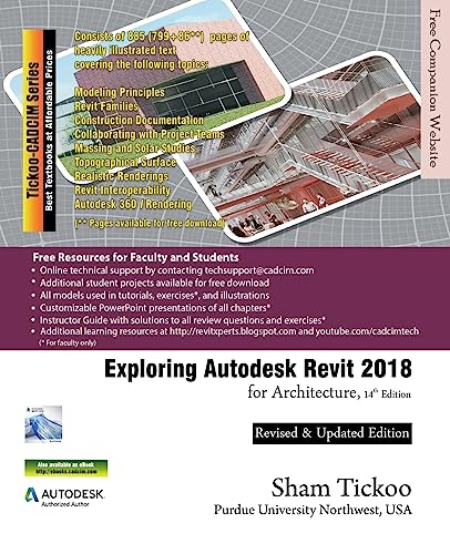 Beispielbild fr Exploring Autodesk Revit 2018 for Architecture zum Verkauf von SecondSale