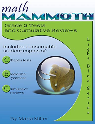 9781942715061: Math Mammoth Grade 2 Tests and Cumulative Reviews