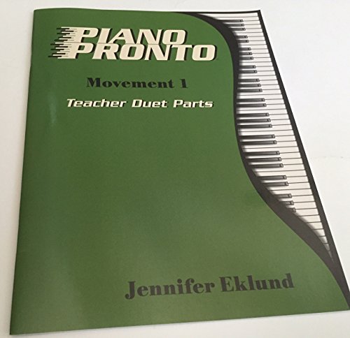 9781942751007: Piano Pronto - Movement 1 - Teacher Duet Parts