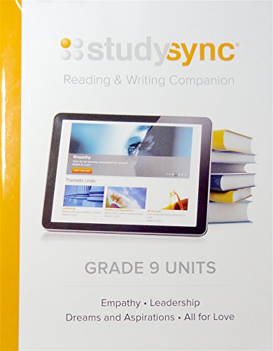 Stock image for StudySync GRADE 9 UNITS Reading and Writing Companion for sale by Hawking Books