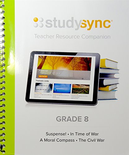 9781942764373: StudySync GRADE 8 Teacher Resource Companion