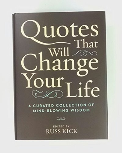 Beispielbild fr Quotes That Will Change Your Life zum Verkauf von Wonder Book