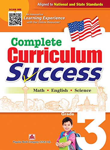Stock image for Complete Curriculum Success Grade 3 - Learning Workbook For Third Grade Students - English, Math and Science Activities Children Book for sale by GoldenDragon