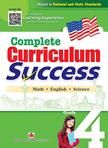 Stock image for Complete Curriculum Success Grade 4 - Learning Workbook For Fourth Grade Students - English, Math and Science Activities Children Book for sale by Greenway