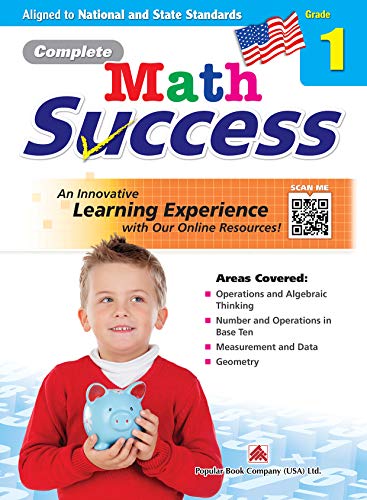 Beispielbild fr Complete Math Success Grade 1 - Learning Workbook For First Grade Students - Math Activities Children Book Aligned to National and State Standards zum Verkauf von Goodwill of Colorado
