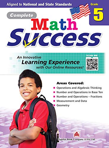 Stock image for Complete Math Success Grade 5 - Learning Workbook For Fifth Grade Students - Math Activities Children Book - Aligned to National and State Standards for sale by SecondSale