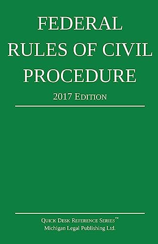 Beispielbild fr Federal Rules of Civil Procedure; 2017 Edition zum Verkauf von Better World Books