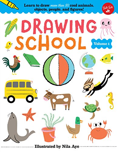 Imagen de archivo de Drawing School--Volume 1: Learn to Draw More Than 50 Cool Animals, Objects, People, and Figures! a la venta por ThriftBooks-Atlanta