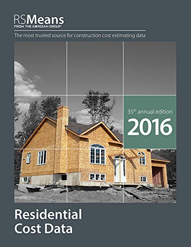 Stock image for RSMeans Residential Cost Data 2016 for sale by GF Books, Inc.