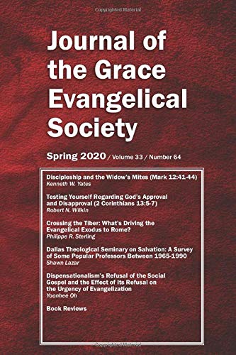 Beispielbild fr Journal of the Grace Evangelical Society (Spring 2020) zum Verkauf von ThriftBooks-Dallas