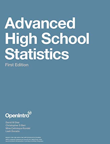Stock image for Advanced High School Statistics (1st Edition) for sale by Gulf Coast Books