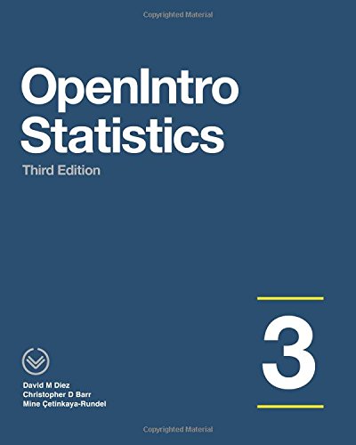 Beispielbild fr OpenIntro Statistics: Third Edition zum Verkauf von Seattle Goodwill