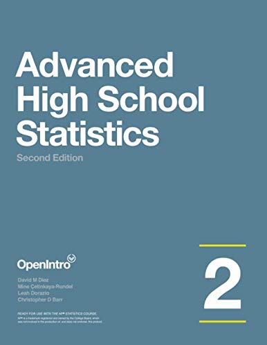 Beispielbild fr Advanced High School Statistics: Second Edition zum Verkauf von Revaluation Books