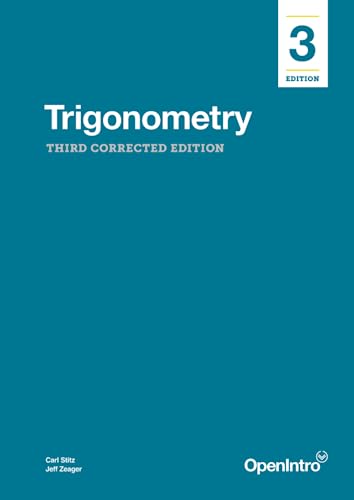 Imagen de archivo de Trigonometry: Third Corrected Edition a la venta por GF Books, Inc.