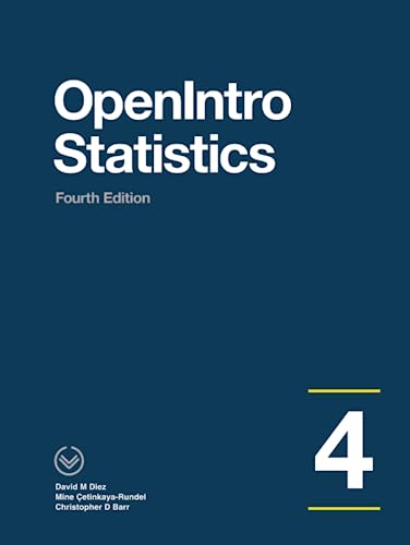 Beispielbild fr OpenIntro Statistics: Fourth Edition (Full Color Hardcover) zum Verkauf von Book Deals